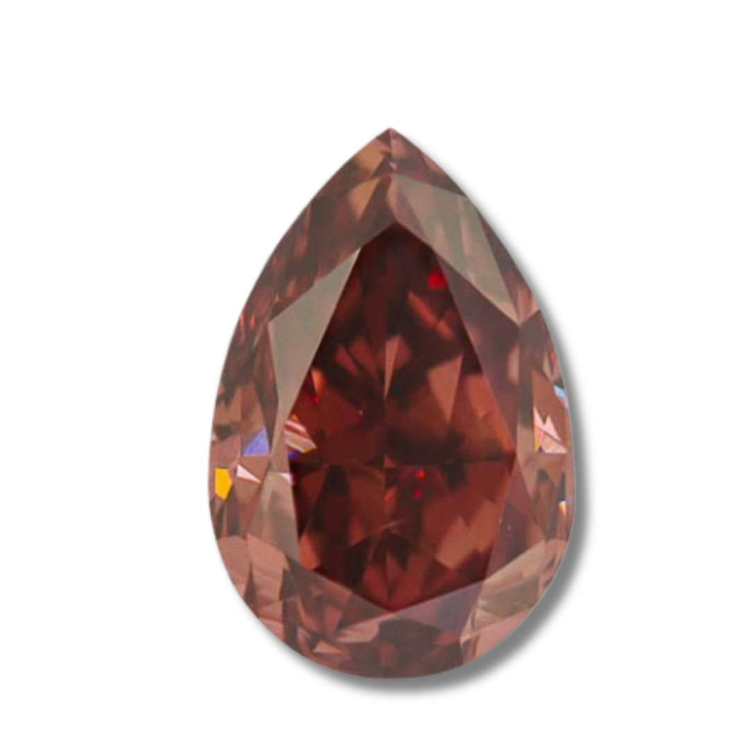 0.57 VS2 Fancy Deep Pink Pear